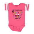 thumbnail image 1 of Inktastic My Grandma Graduated and I'm Super Proud Boys or Girls Baby Bodysuit, 1 of 5