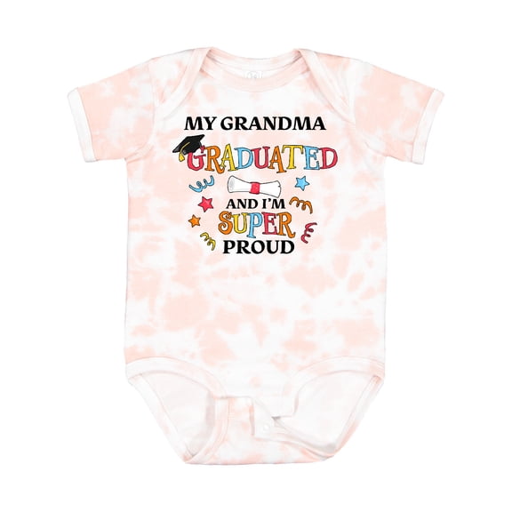 Inktastic My Grandma Graduated and I'm Super Proud Boys or Girls Baby Bodysuit