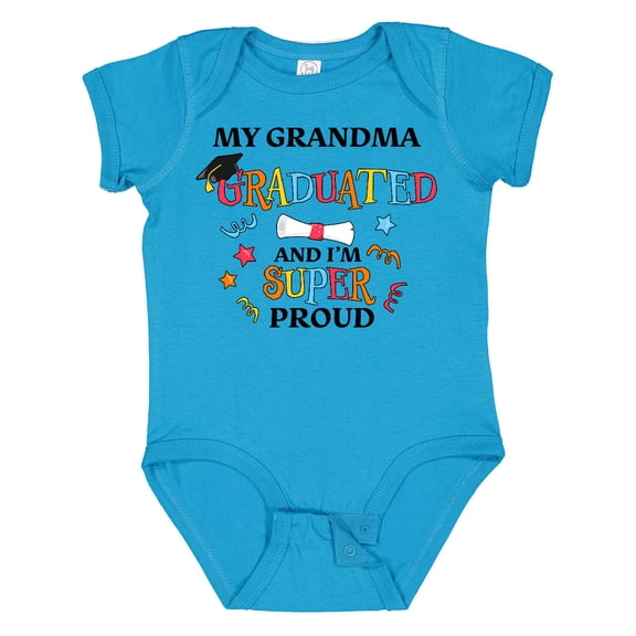 Inktastic My Grandma Graduated and I'm Super Proud Boys or Girls Baby Bodysuit