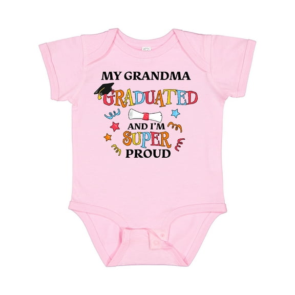 Inktastic My Grandma Graduated and I'm Super Proud Boys or Girls Baby Bodysuit