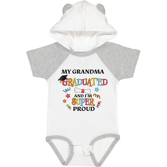 Inktastic My Grandma Graduated and I'm Super Proud Boys or Girls Baby Bodysuit