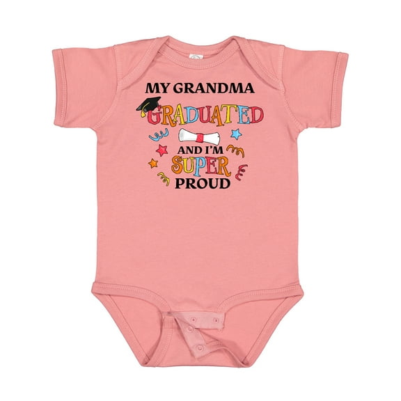 Inktastic My Grandma Graduated and I'm Super Proud Boys or Girls Baby Bodysuit