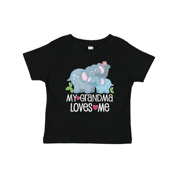 Inktastic My Grandma Loves Me Baby Boys or Girls Baby T-Shirt