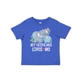 thumbnail image 1 of Inktastic My Grandma Loves Me Baby Boys or Girls Baby T-Shirt, 1 of 5