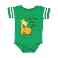 thumbnail image 1 of Inktastic My Grandma Loves Me Boys or Girls Baby Bodysuit, 1 of 5