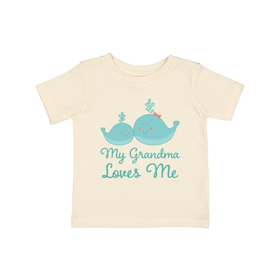 Inktastic My Grandma Loves Me Boys or Girls Baby T-Shirt