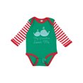 thumbnail image 1 of Inktastic My Grandma Loves Me Boys or Girls Long Sleeve Baby Bodysuit, 1 of 5