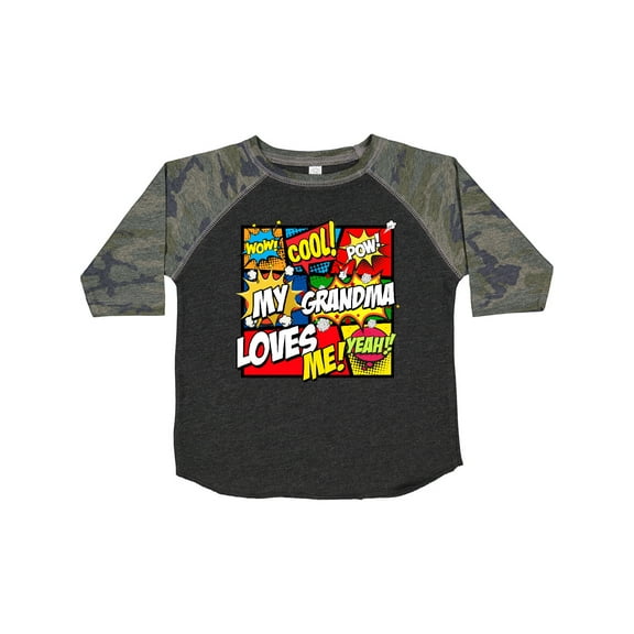 Inktastic My Grandma Loves Me Boys or Girls Toddler T-Shirt