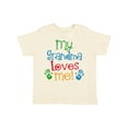 thumbnail image 1 of Inktastic My Grandma Loves Me Boys or Girls Toddler T-Shirt, 1 of 5