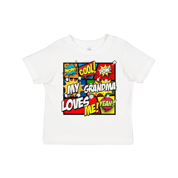 Inktastic My Grandma Loves Me Boys or Girls Toddler T-Shirt