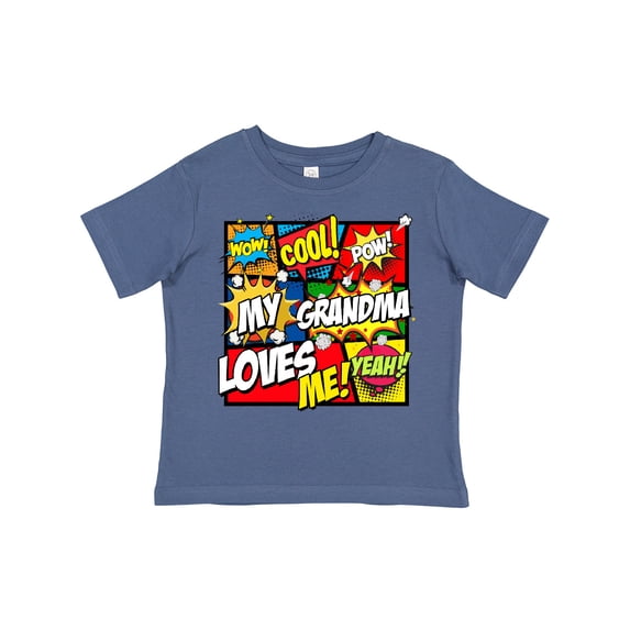 Inktastic My Grandma Loves Me Boys or Girls Toddler T-Shirt