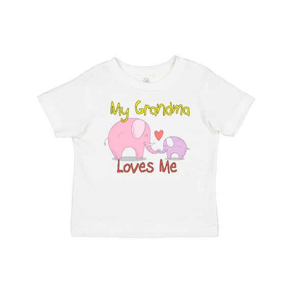 Inktastic My Grandma Loves Me Boys or Girls Toddler T-Shirt