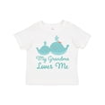 thumbnail image 1 of Inktastic My Grandma Loves Me Boys or Girls Toddler T-Shirt, 1 of 5
