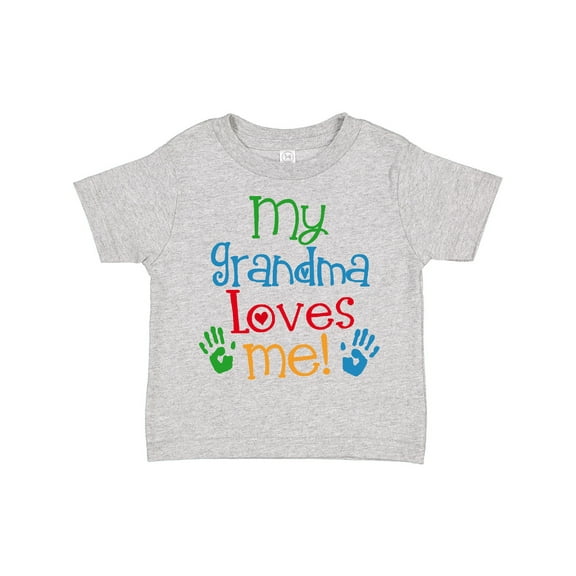 Inktastic My Grandma Loves Me Boys or Girls Toddler T-Shirt