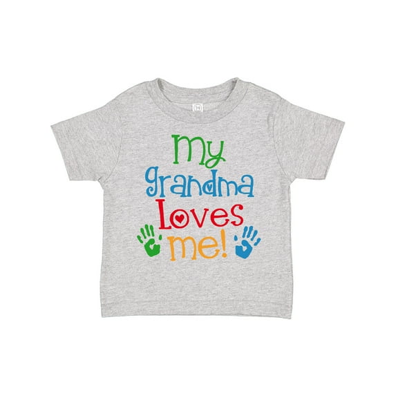 Inktastic My Grandma Loves Me Boys or Girls Toddler T-Shirt