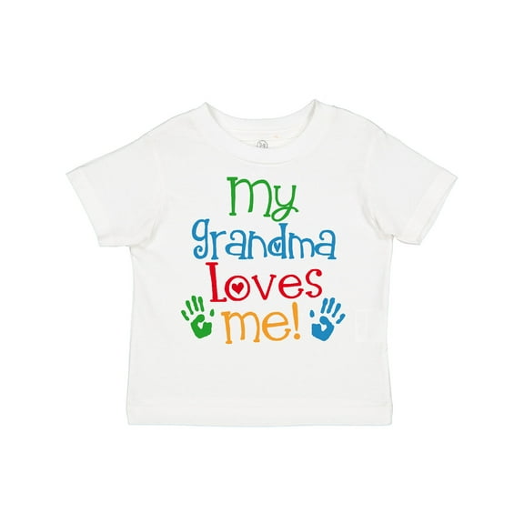 Inktastic My Grandma Loves Me Boys or Girls Toddler T-Shirt
