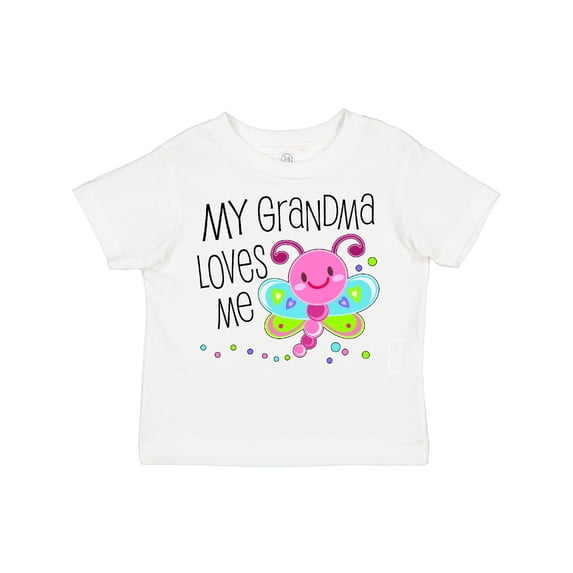 Inktastic My Grandma Loves Me- Cute Dragonfly Boys or Girls Toddler T-Shirt