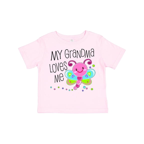 Inktastic My Grandma Loves Me- Cute Dragonfly Boys or Girls Toddler T-Shirt