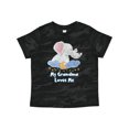 thumbnail image 1 of Inktastic My Grandma Loves Me Cute Elephants Clouds Moon and Stars Boys or Girls Toddler T-Shirt, 1 of 5