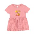thumbnail image 1 of Inktastic My Grandma Loves Me Giraffe Girls Baby Dress, 1 of 5