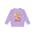 thumbnail image 1 of Inktastic My Grandma Loves Me Giraffe Toddler Sweatshirt, 1 of 4