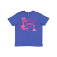 thumbnail image 1 of Inktastic My Grandma Loves Me Girls Dinosaur Youth T-Shirt, 1 of 5