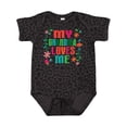thumbnail image 1 of Inktastic My Grandma Loves Me Girls Girls Baby Bodysuit, 1 of 5