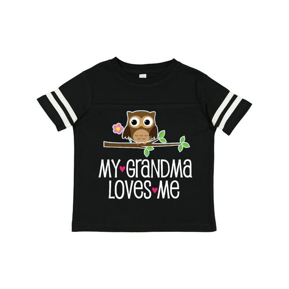 Inktastic My Grandma Loves Me Girls Girls Toddler T-Shirt