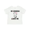 thumbnail image 1 of Inktastic My Grandma Loves Me Girls Kitty Girls Toddler T-Shirt, 1 of 5