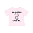 thumbnail image 1 of Inktastic My Grandma Loves Me Girls Kitty Girls Toddler T-Shirt, 1 of 5