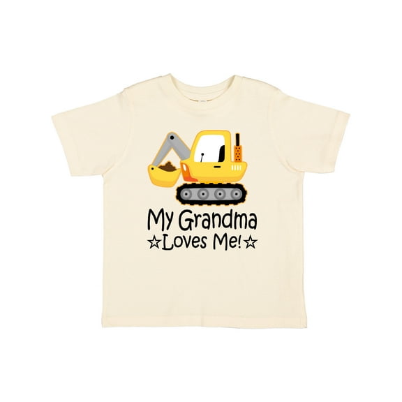 Inktastic My Grandma Loves Me Grandson Truck Boys Toddler T-Shirt