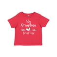 thumbnail image 1 of Inktastic My Grandma Loves Me- Heart Grandchild Boys or Girls Baby T-Shirt, 1 of 5