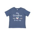 thumbnail image 1 of Inktastic My Grandma Loves Me- Heart Grandchild Boys or Girls Baby T-Shirt, 1 of 5