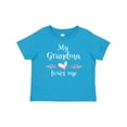 thumbnail image 1 of Inktastic My Grandma Loves Me- Heart Grandchild Boys or Girls Baby T-Shirt, 1 of 5