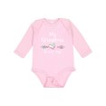 thumbnail image 1 of Inktastic My Grandma Loves Me Heart Grandchild Boys or Girls Long Sleeve Baby Bodysuit, 1 of 5