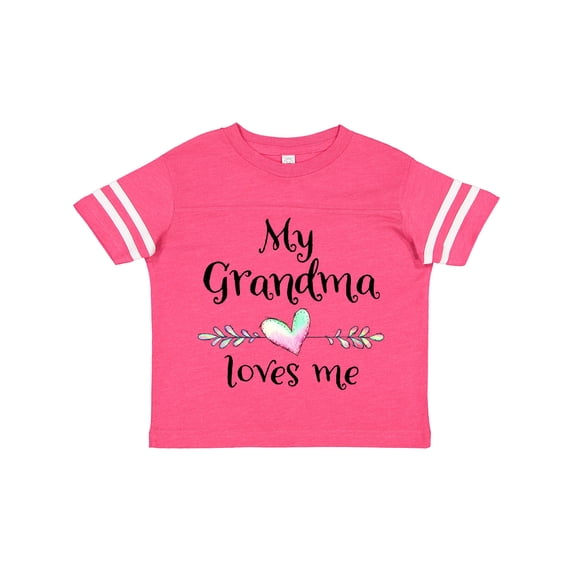 Inktastic My Grandma Loves Me Heart Grandchild Boys or Girls Toddler T-Shirt