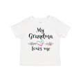 thumbnail image 1 of Inktastic My Grandma Loves Me Heart Grandchild Boys or Girls Toddler T-Shirt, 1 of 5