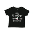 thumbnail image 1 of Inktastic My Grandma Loves Me- Heart Grandchild Boys or Girls Toddler T-Shirt, 1 of 5