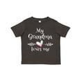 thumbnail image 1 of Inktastic My Grandma Loves Me- Heart Grandchild Boys or Girls Toddler T-Shirt, 1 of 5