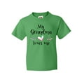 thumbnail image 1 of Inktastic My Grandma Loves Me- Heart Grandchild Youth T-Shirt, 1 of 5