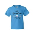 thumbnail image 1 of Inktastic My Grandma Loves Me- Heart Grandchild Youth T-Shirt, 1 of 5
