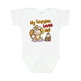thumbnail image 1 of Inktastic My Grandma Loves Me Monkey Boys or Girls Baby Bodysuit, 1 of 5