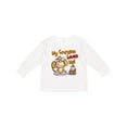 thumbnail image 1 of Inktastic My Grandma Loves Me Monkey Boys or Girls Long Sleeve Toddler T-Shirt, 1 of 5
