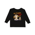 thumbnail image 1 of Inktastic My Grandma Loves Me Monkey Boys or Girls Long Sleeve Toddler T-Shirt, 1 of 5