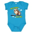 thumbnail image 1 of Inktastic My Grandma Loves Me Owl Boys or Girls Baby Bodysuit, 1 of 5