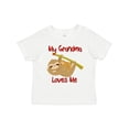 thumbnail image 1 of Inktastic My Grandma Loves Me Sloth Boys or Girls Toddler T-Shirt, 1 of 5