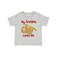 thumbnail image 1 of Inktastic My Grandma Loves Me Sloth Boys or Girls Toddler T-Shirt, 1 of 5