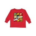 thumbnail image 1 of Inktastic My Grandma Loves Me Superhero Boys or Girls Long Sleeve Toddler T-Shirt, 1 of 5