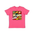 thumbnail image 1 of Inktastic My Grandma Loves Me Superhero Youth T-Shirt, 1 of 5
