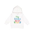 thumbnail image 1 of Inktastic My Grandma Loves Me Toddler Hoodie, 1 of 4